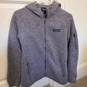 Patagonia Heathered Gray Zip-Up Jacket